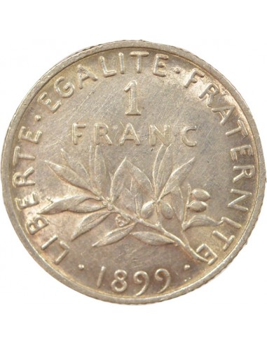 Semeuse  1 franc Argent 1899 Pessac