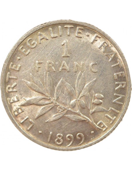 Semeuse  1 franc Argent 1899 Pessac