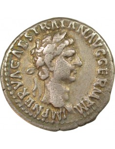 Rome Empire Trajan Paix assise 1 denier Argent 98-99 R Rome 2