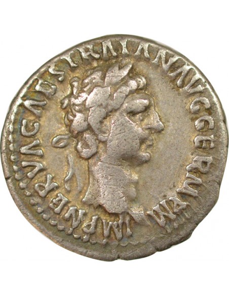 Rome Empire Trajan Paix assise 1 denier Argent 98-99 R Rome