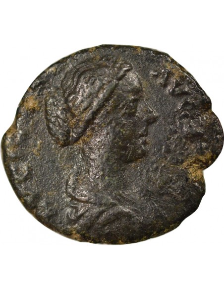 Rome Empire Lucilla Junon 1 as Bronze 166-169 R Rome