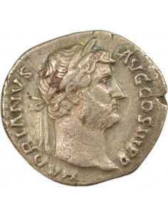 Rome Empire Hadrien Moneta 1 denier Argent 121 2
