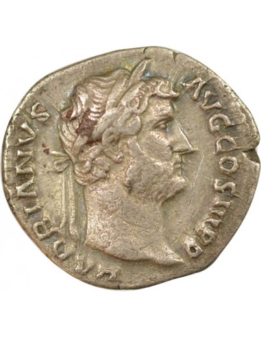 Rome Empire Hadrien Moneta 1 denier Argent 121