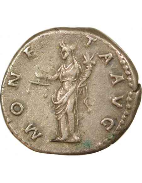 Rome Empire Hadrien Moneta 1 denier Argent 121