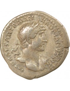 Rome Empire Hadrien Paix debout 1 denier Argent 121 R Rome 2
