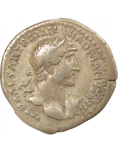 Rome Empire Hadrien Paix debout 1 denier Argent 121 R Rome