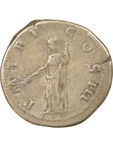 Rome Empire Hadrien Paix debout 1 denier Argent 121 R Rome
