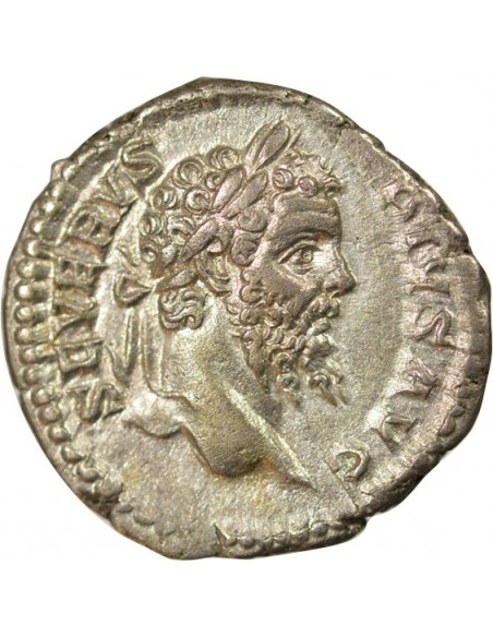 Rome Empire Septime Sévère Genius 1 denier Argent 207 R Rome