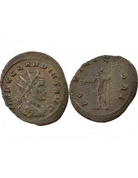 Rome Empire Claude II le Gothique Jupiter 1 antoninien Billon 268-269 R Rome