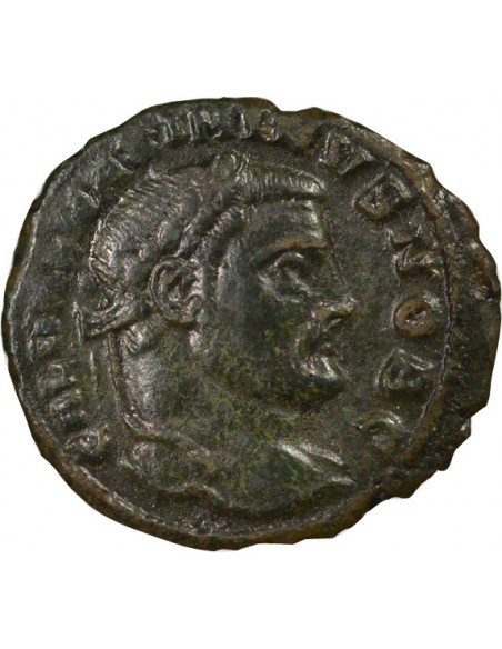 Rome Empire Maximin II Daia Génie du Peuple Romain 1 ae Cuivre 305-306 Siscia
