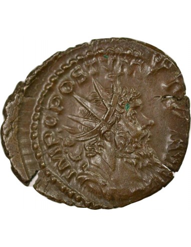 Rome Empire Postume Jupiter 1 antoninien Billon 268 Trèves