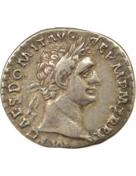 Rome Empire Domitien Minerve 1 denier Argent 90/91 R Rome