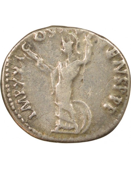 Rome Empire Domitien Minerve 1 denier Argent 90/91 R Rome