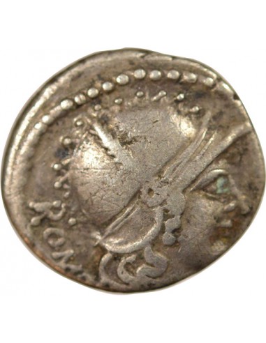 République Romaine Titus Carisius 1 denier Argent 46 Av JC R Rome