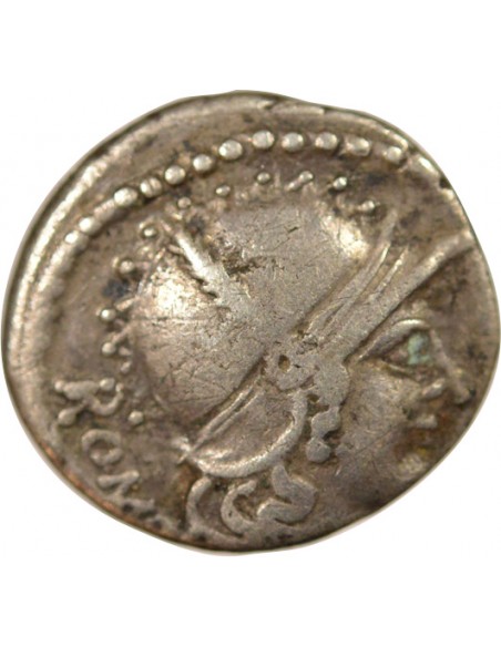 République Romaine Titus Carisius 1 denier Argent 46 Av JC R Rome
