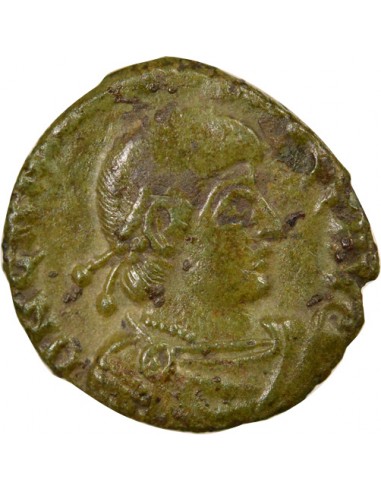 Rome Empire Gratien Empereur debout 1 nummus Cuivre 370-375 Arles