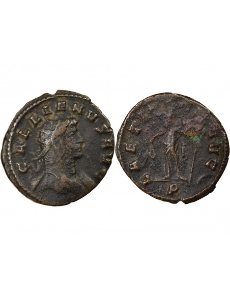 Rome Empire Gallien Laetitia 1 antoninien Billon 263-264 M Milan