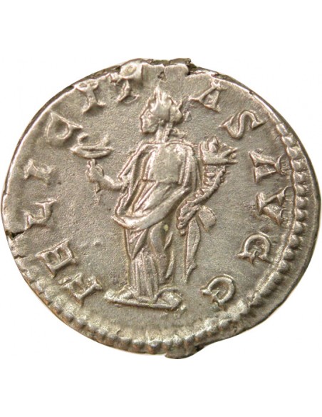 Rome Empire Caracalla Felicitas 1 denier Argent 205 R Rome