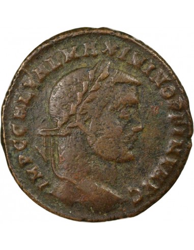 Rome Empire Maximin II Daia Génie de l'Empereur 1 ae Cuivre 310-311 Héraclée