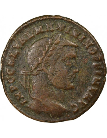 Rome Empire Maximin II Daia Génie de l'Empereur 1 ae Cuivre 310-311 Héraclée