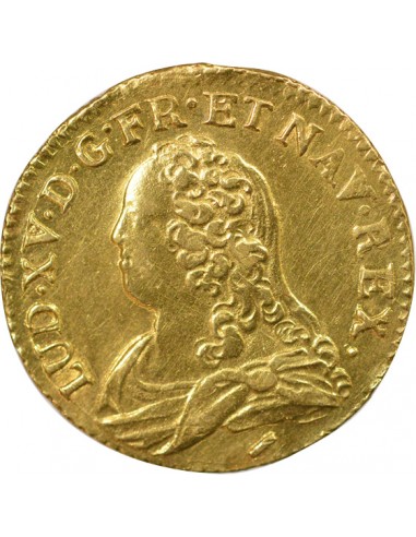 Louis XVI Buste habillé 1 louis d'or Or 1726 W Lille