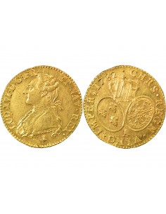 Louis XVI Buste habillé 1 louis d'or Or 1782 A - Paris