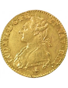 Louis XVI Buste habillé 1 louis d'or Or 1782 A - Paris 2