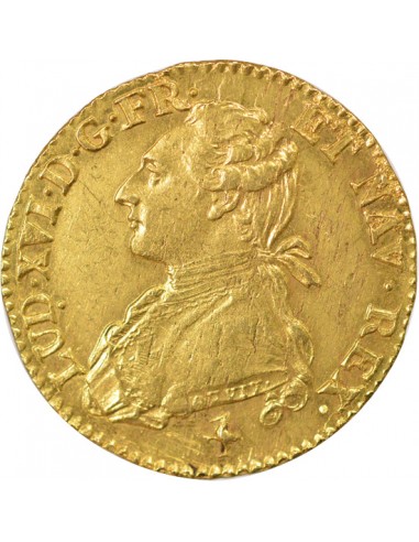 Louis XVI Buste habillé 1 louis d'or Or 1782 A - Paris