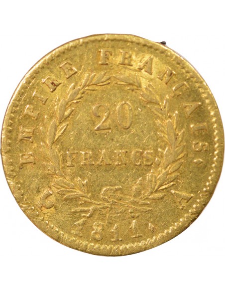 Roi d'Italie Empire 20 francs Or 1811 A - Paris
