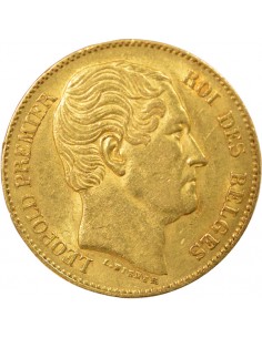Belgique Léopold Ier 20 francs Or 1865 B. Bruxelles 2