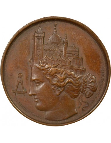 1 jeton Cuivre Poinçon Main (1845-1860)