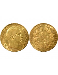 Bonaparte Charles Louis Napoléon (Napoléon III) 20 francs Or 1852 A - Paris