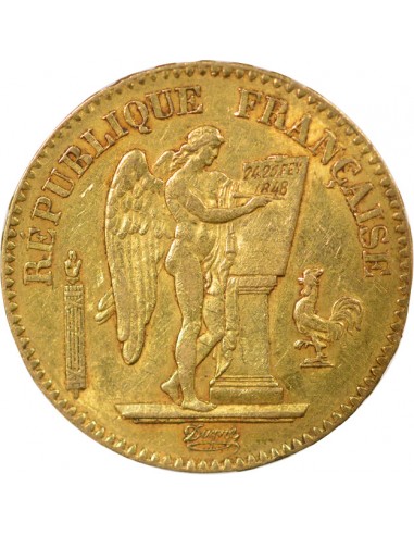 IIe République 20 francs Or 1849 A - Paris