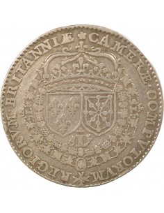 Louis XIII Chambre des Comptes de Bretagne 1 jeton Argent 1611 2