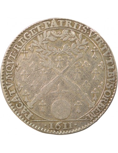 Louis XIII Chambre des Comptes de Bretagne 1 jeton Argent 1611