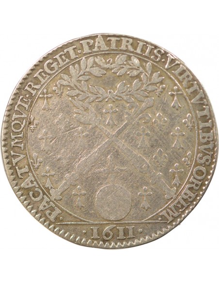 Louis XIII Chambre des Comptes de Bretagne 1 jeton Argent 1611