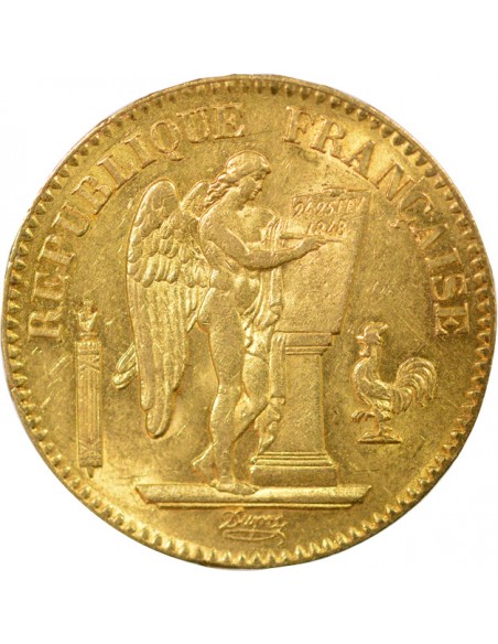 IIe République 20 francs Or 1848 A - Paris