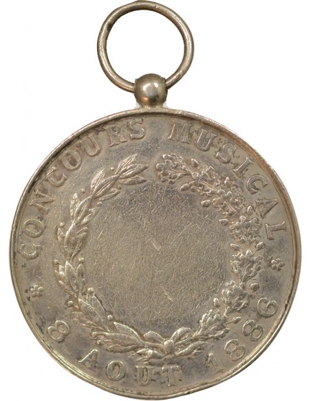 Concours Musical 1 jeton Argent 1886