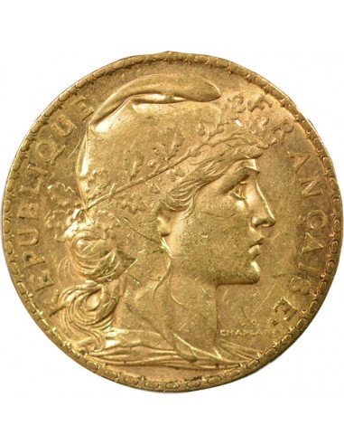 Charles X Coq 20 francs Or 1899 A Paris