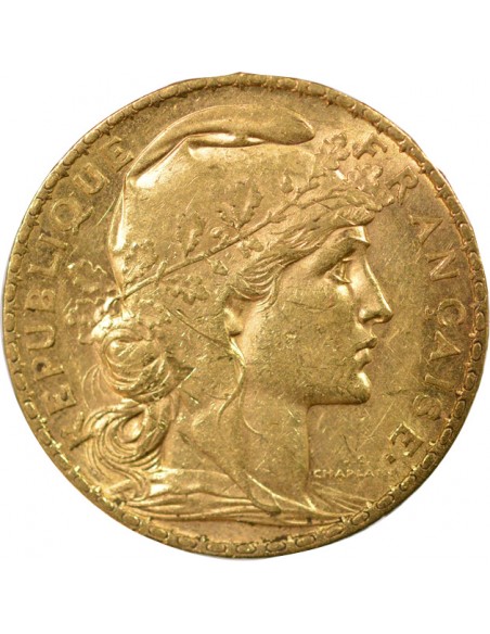 Charles X Coq 20 francs Or 1899 A Paris