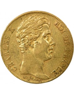 Charles X 4 1/2 Feuilles 20 francs Or 1830 A - Paris 2