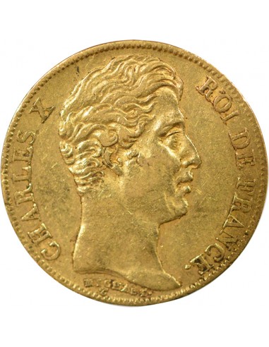 Charles X 4 1/2 Feuilles 20 francs Or 1830 A - Paris