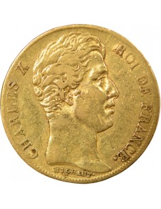 Charles X 20 francs Or 1825 A - Paris 2