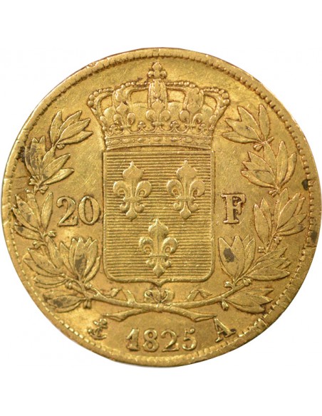 Charles X 20 francs Or 1825 A - Paris