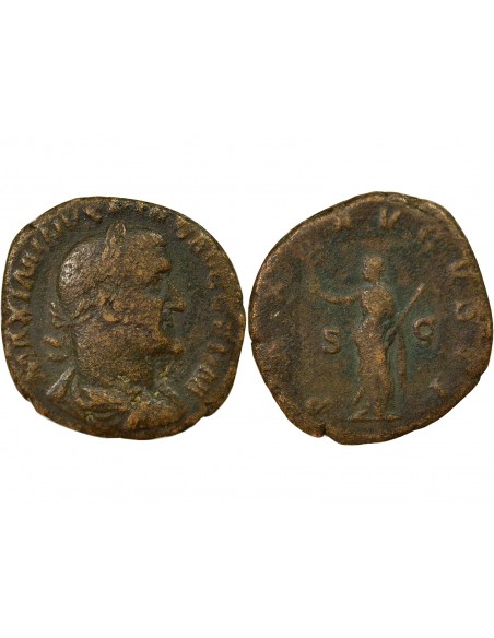 Rome Empire Maximin Ier le Thrace Pax 1 sesterce Laiton 236-238 R Rome
