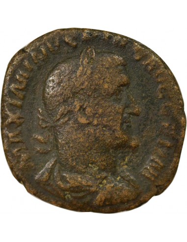 Rome Empire Maximin Ier le Thrace Pax 1 sesterce Laiton 236-238 R Rome