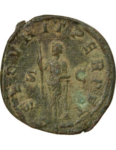 Rome Empire Gordien III Securitas debout 1 sesterce Laiton 244 R Rome
