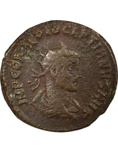 Rome Empire Dioclétien Concordia Militum 1 antoninien Cuivre 293-294 Cyzique 2