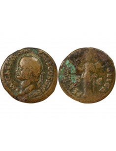 Rome Empire Vespasien Felicitas 1 dupondius Laiton 73 R Rome
