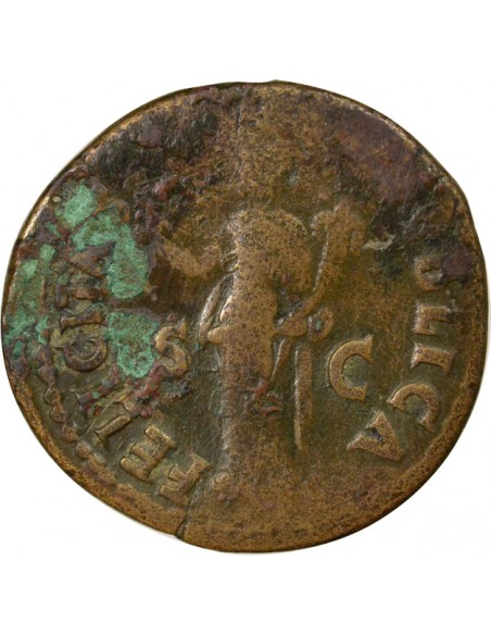 Rome Empire Vespasien Felicitas 1 dupondius Laiton 73 R Rome